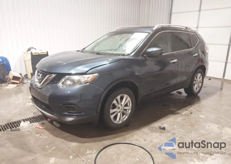 2016 Nissan Rogue Sv z USA, uszkodzony, nr VIN 5N1AT2MV8GC773672